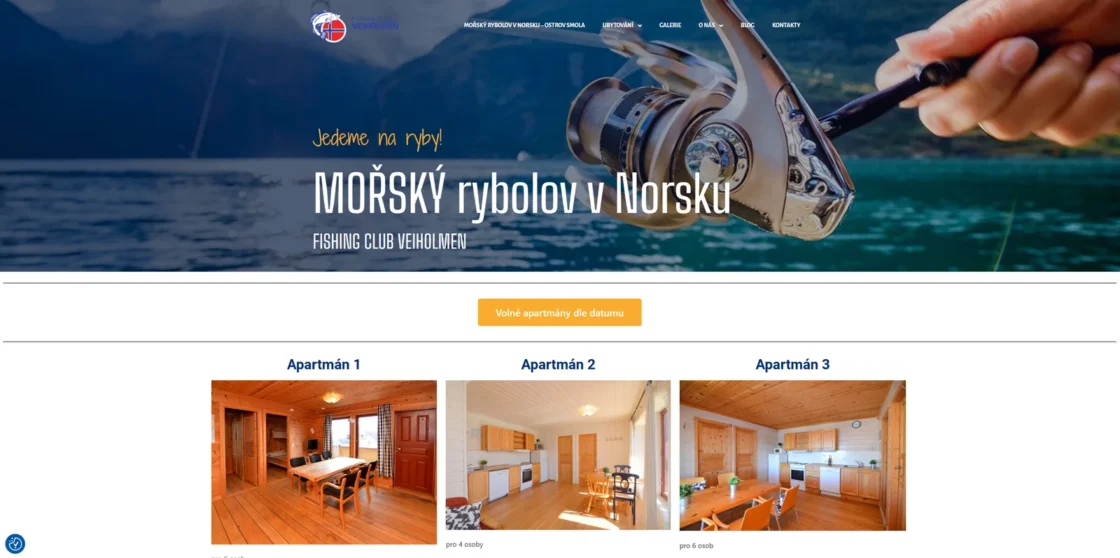 Rybolov v Norsku s ubytováním